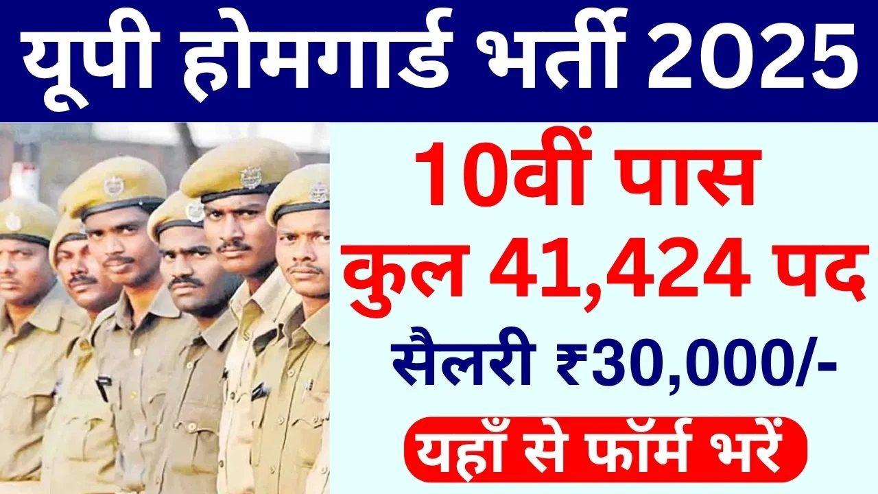 UP Home Guard Recruitment 2025